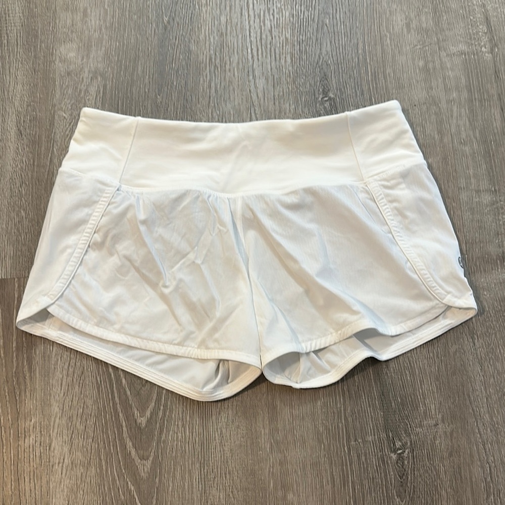 lululemon athletica White Athletic Running Shorts